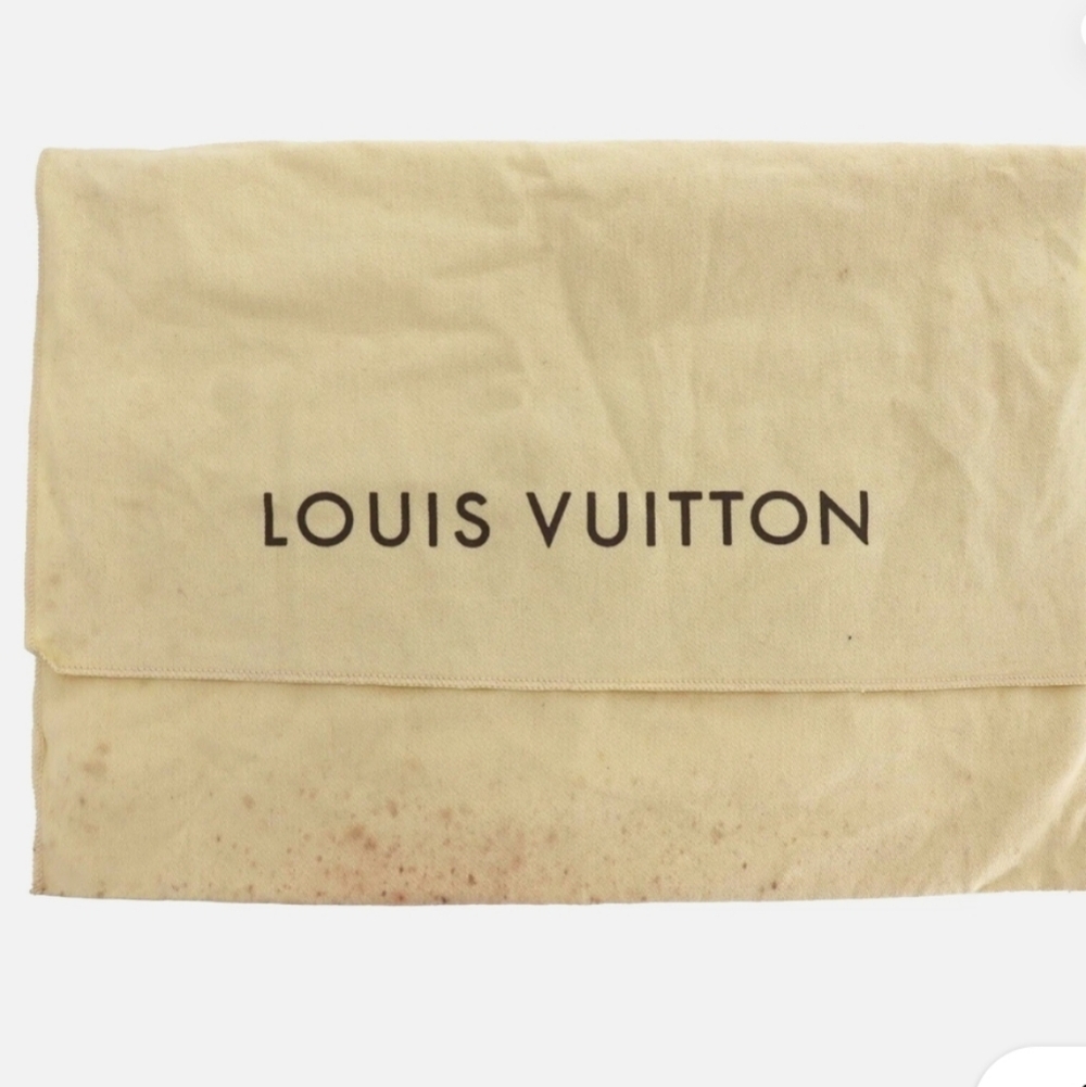 Louis Vuitton Oblong Speedy Wallet Dust Cover Bag 9x5 Authentic
